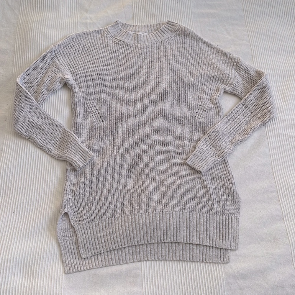 bp Oatmeal Lightweight Knit Crewneck Sweater Size XS